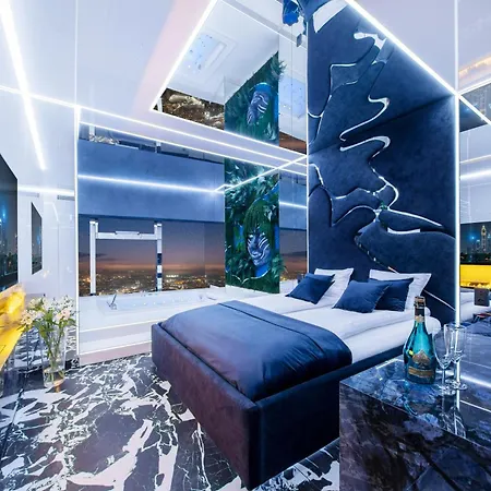 Apartamenty Sky Tower Z Jakuzzi Przy Oknie Wroclaw Exterior photo