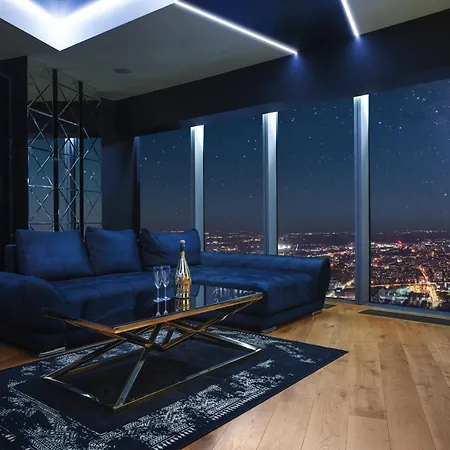 Apartamenty Sky Tower Z Jakuzzi Przy Oknie Wroclaw Exterior photo