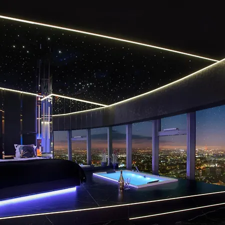 Apartamenty Sky Tower Z Jakuzzi Przy Oknie Wroclaw Room photo