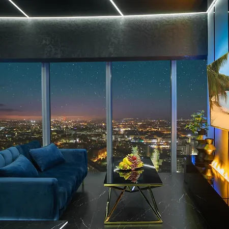 Apartamenty Sky Tower Z Jakuzzi Przy Oknie Wroclaw Exterior photo