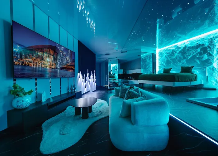 Apartamenty Sky Tower Z Jakuzzi Przy Oknie