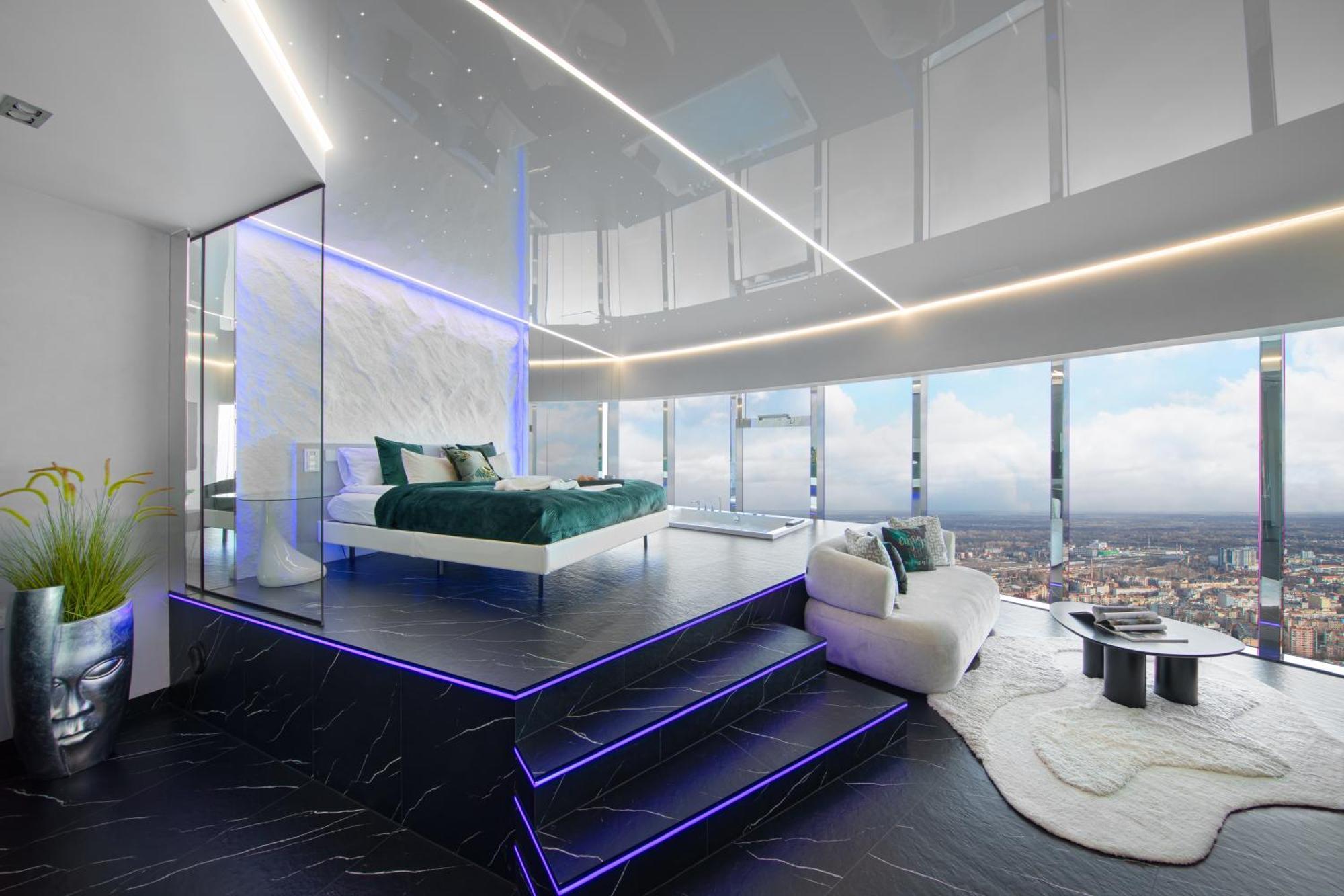 Apartamento Sky Tower Z Jakuzzi Przy Oknie Breslavia