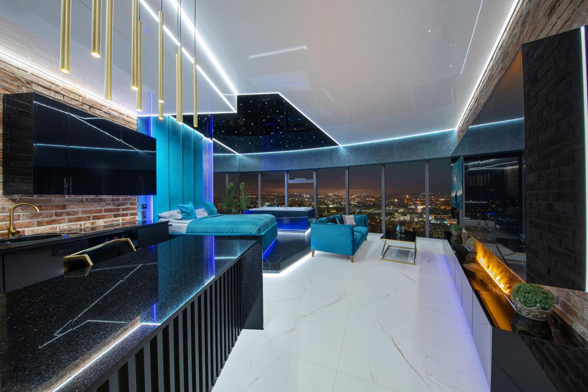 Appartamento Sky Tower Z Jakuzzi Przy Oknie