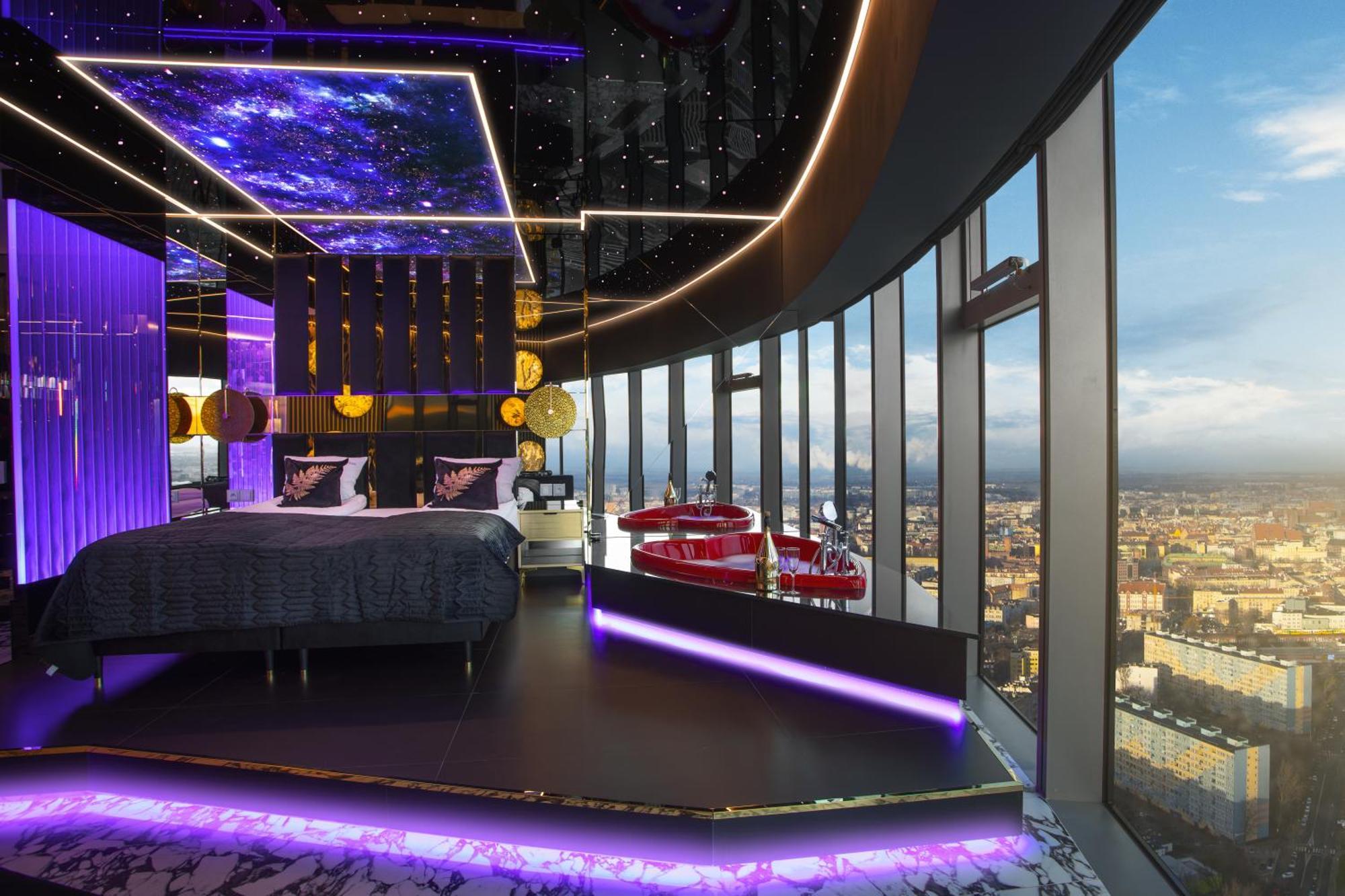 Appartamento Sky Tower Z Jakuzzi Przy Oknie
