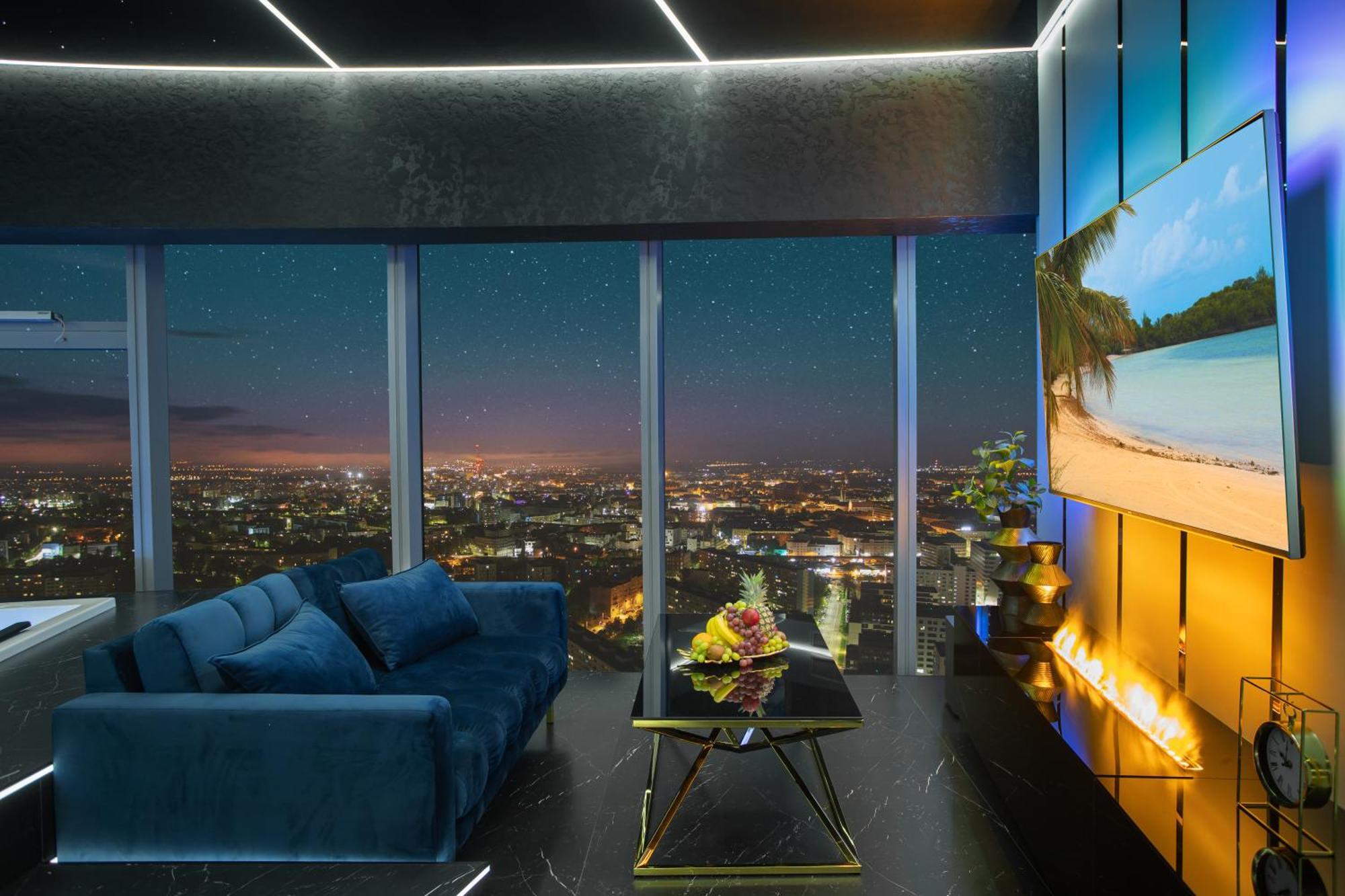 Sky Tower Z Jakuzzi Przy Oknie * Breslavia