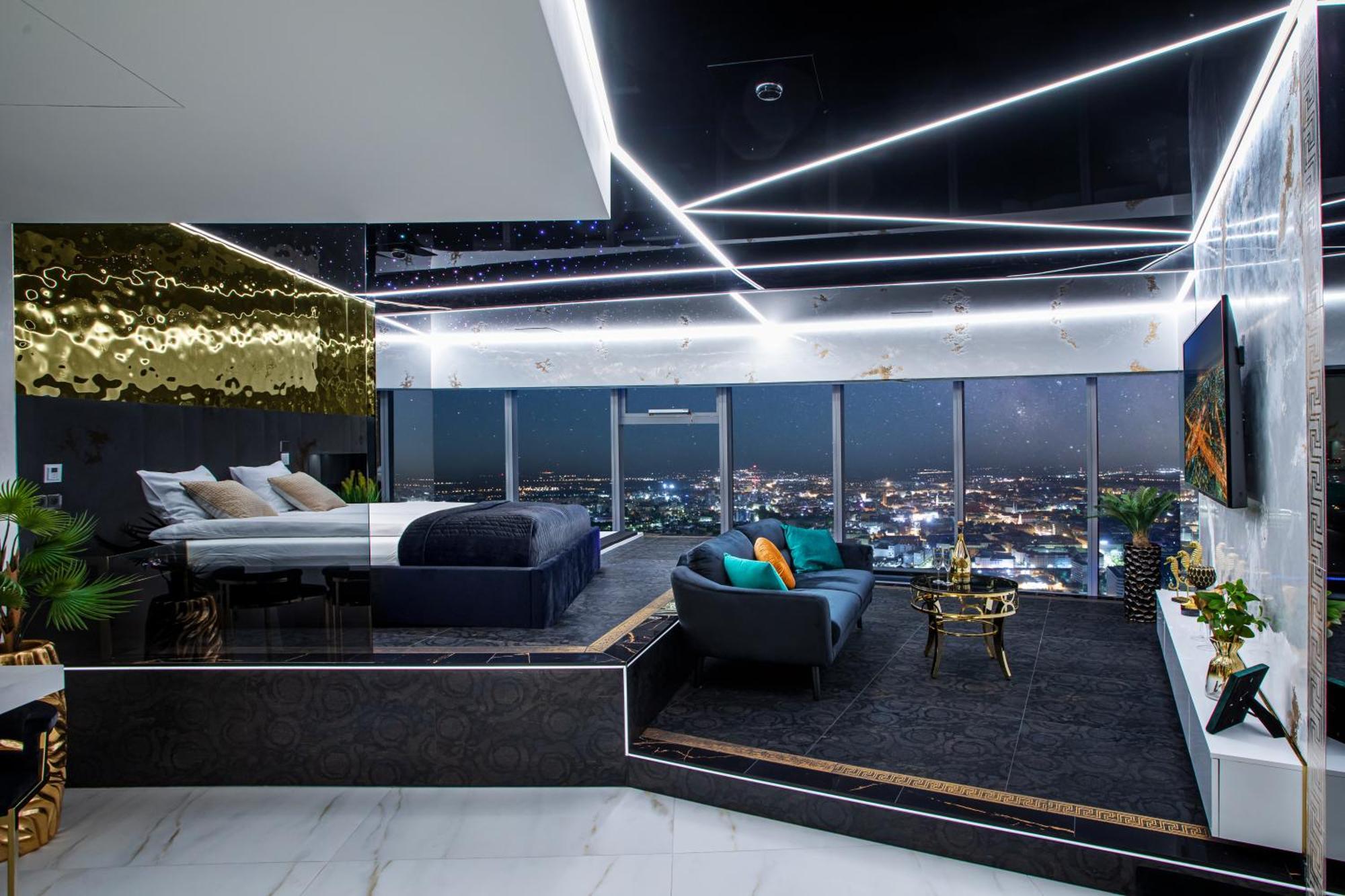 Appartamento Sky Tower Z Jakuzzi Przy Oknie *
